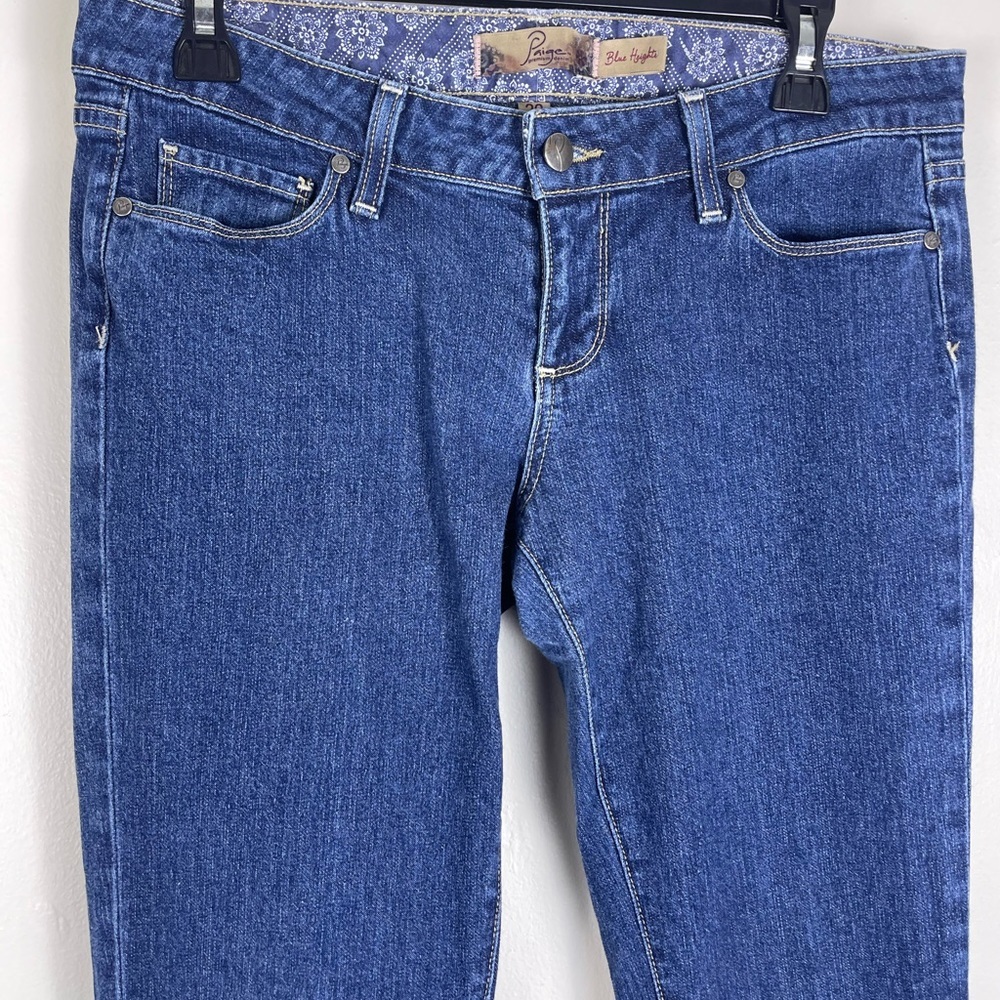 Paige Blue Heights Skinny Jeans Size 29 - Picture 2 of 6